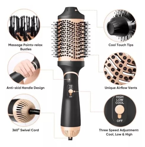 Miniatura 2 de Combo Plancha Cepillo Keratina  Metálico